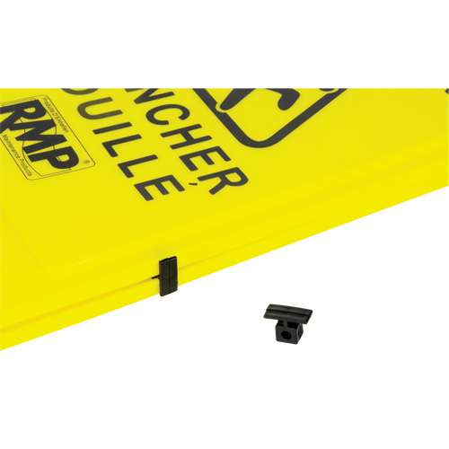 Safety Wet Floor Sign, Bilingual with Pictogram NTL Industrial