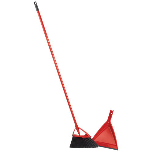 Oskar Broom with Dustpan, 56" Long NTL Industrial