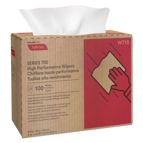 Pro Tuff-Job Wipers, Heavy-Duty, 9-3/4" L x 16-1/4" W NTL Industrial