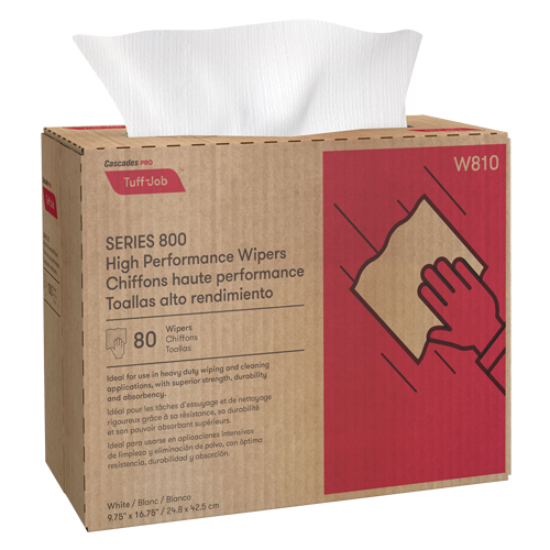 Pro Tuff-Job Wipers, Heavy-Duty, 9-3/4" L x 16-1/4" W NTL Industrial