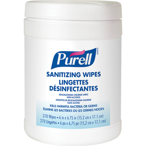 Lingettes antiseptiques pour les mains, Contenant NTL Industrial