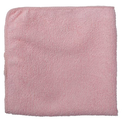 Light-Duty Cleaning Cloth, Microfibre, Red NTL Industrial