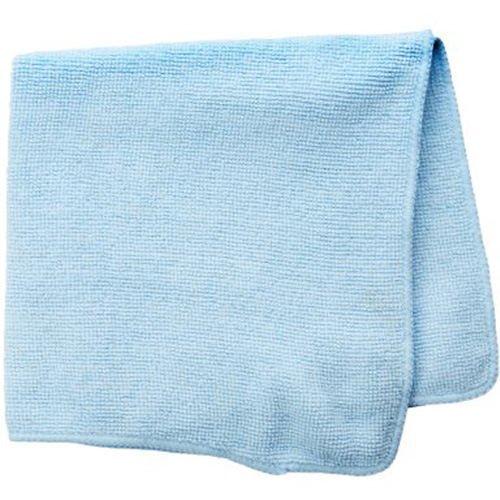 Chiffon de nettoyage commercial l&eacute;ger, Microfibre, Bleu NTL Industrial