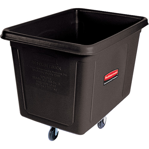 Bulk Cube Truck, Polyethylene, 48" L x 34-1/16" W x 36-1/2" H, 20 cu.ft. Volume, 600 lbs. Capacity NTL Industrial