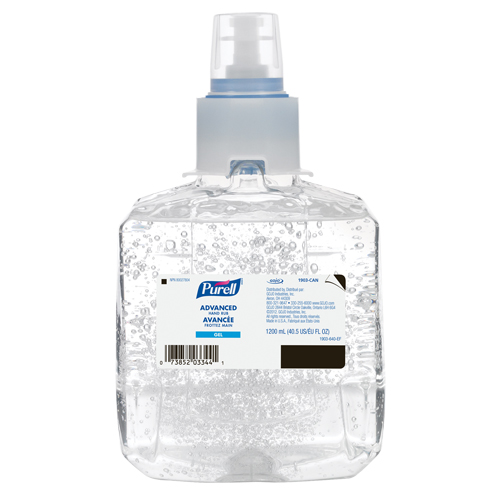D&eacute;sinfectant pour les mains avanc&eacute; LTX-12, 1200 ml, Cartouche de recharge, 70 % alcool NTL Industrial