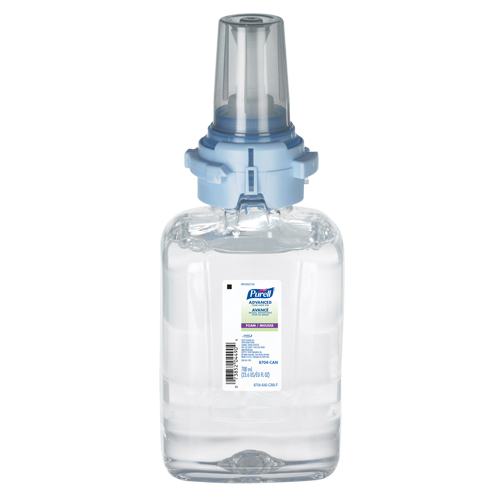 D&eacute;sinfectant pour les mains avanc&eacute; en mousse ADX-7, 700 ml, Cartouche de recharge, 70 % alcool NTL Industrial