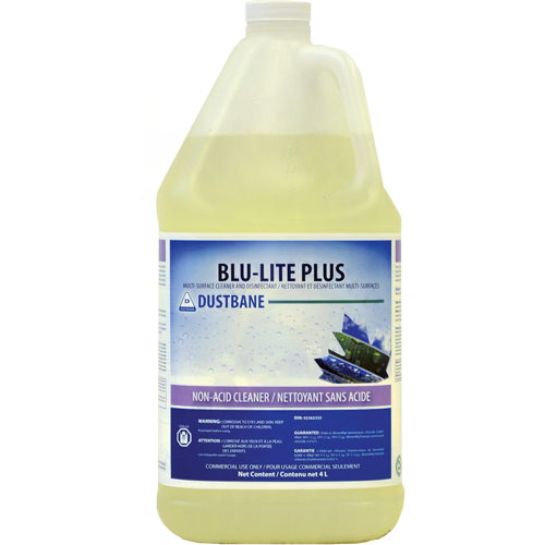 Blu-Lite Plus Multi-Surface Cleaner and Disinfectant, 4 L, Jug NTL Industrial