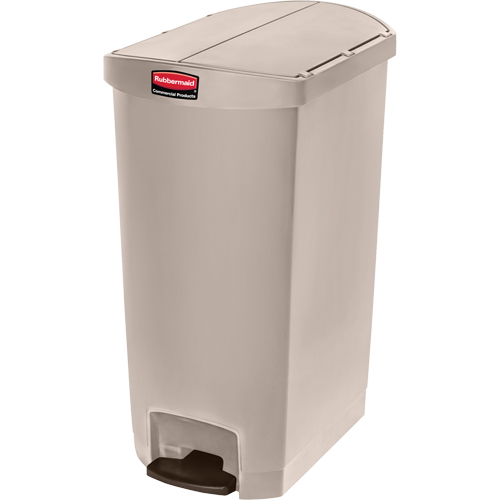 Slim Jim&reg; Waste Container, Resin, 18 US gal. Capacity NTL Industrial