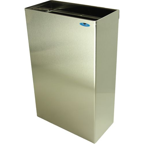 Contenants &agrave; d&eacute;chets muraux, Acier inoxydable, 11 gal. US NTL Industrial