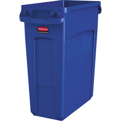Slim Jim&reg; Vented Containers, Deskside, Polyethylene, 16 US gal. NTL Industrial