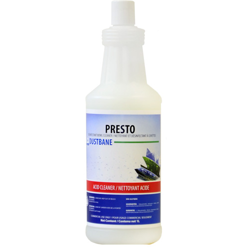 Nettoyant d&eacute;sinfectant &agrave; cuvettes Presto, 1 L, Bouteille NTL Industrial
