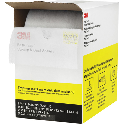 &eacute;poussi&eacute;reur Easy Trap, Microfibre, Blanc NTL Industrial