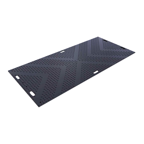 Protecteur de sol LibertyMat d'usage moyen, 4' x 8', Poly&eacute;thyl&egrave;ne haute densit&eacute;, Textur&eacute;, Noir NTL Industrial