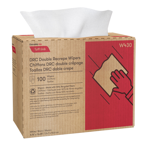 Pro Tuff-Job Wipers, All-Purpose, 9-3/4" L x 16-1/2" W NTL Industrial