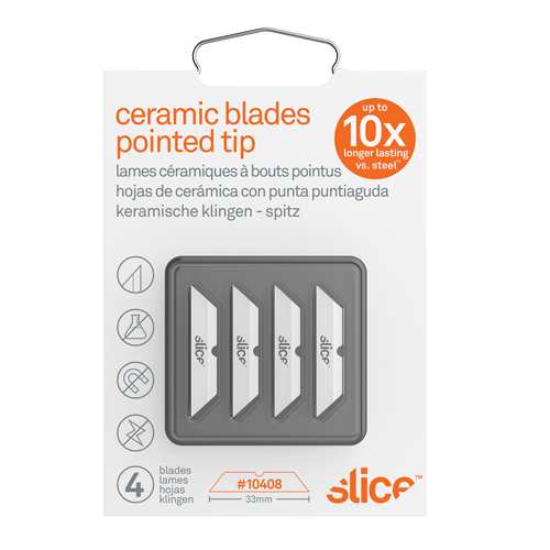 Slice Lames &agrave; bout pointu en c&eacute;ramique pour couteau pour boîte, Style Simple NTL Industrial