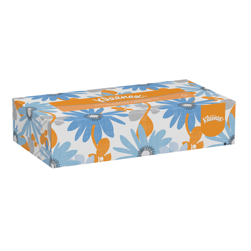 Papier-mouchoir Kleenex, 2 pli, 8" lo x 8-1/2" la, 125 feuilles/boîte NTL Industrial