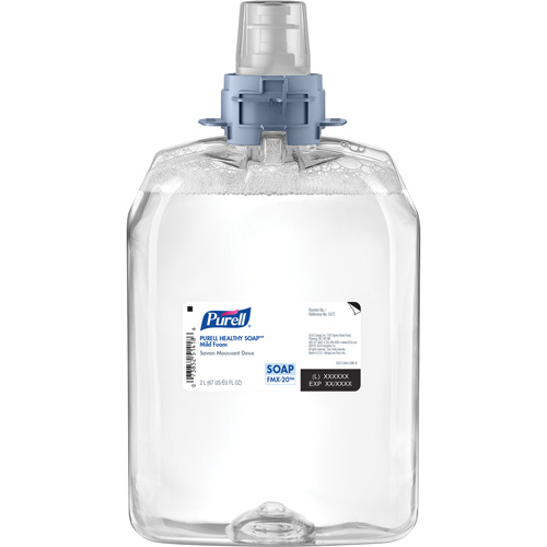 Healthy Soap FMX-20 Mild Handwash, Foam, 2 L, Unscented NTL Industrial