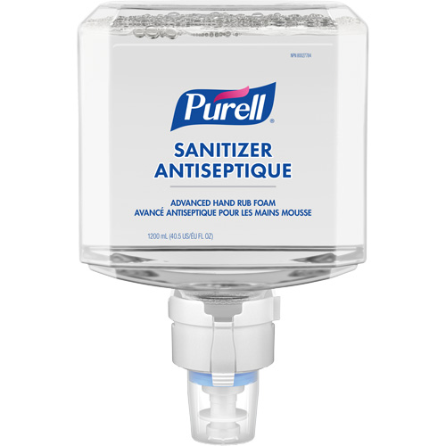 D&eacute;sinfectant pour les mains avanc&eacute; en mousse ES8, 1200 ml, Cartouche de recharge, 70 % alcool NTL Industrial