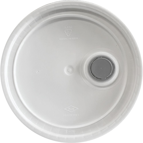 Seau avec couvercle, Plastique, 5,25 gal. NTL Industrial
