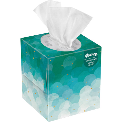 Kleenex&reg; Upright Facial Tissue, 2 Ply, 7.8" L x 8.3" W, 95 Sheets/Box NTL Industrial