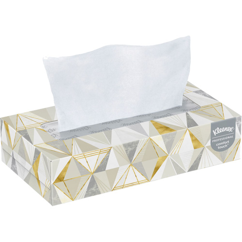 Papier-mouchoir Kleenex - &eacute;tui pratique, 2 pli, 7,8" lo x 8,3" la, 125 feuilles/boîte NTL Industrial