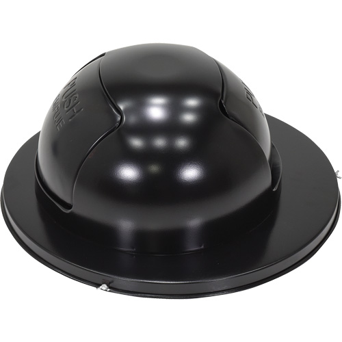 Couvercle pour baril &agrave; d&eacute;chets, Couvercle bomb&eacute;, M&eacute;tal, Convient aux contenants 23-1/2" dia. NTL Industrial