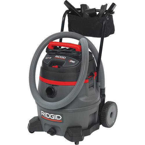 NXT Industrial Vacuum with Cart, Wet-Dry, 6 HP, 14 US Gal. (53 Litres) NTL Industrial