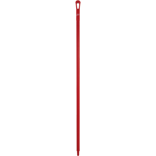 Manche ultra hygi&eacute;nique, Balai/Grattoir/Raclette, Rouge, Ergonomique, 59" lo NTL Industrial