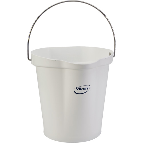 Food Hygiene Bucket, White, 3 US gal. NTL Industrial