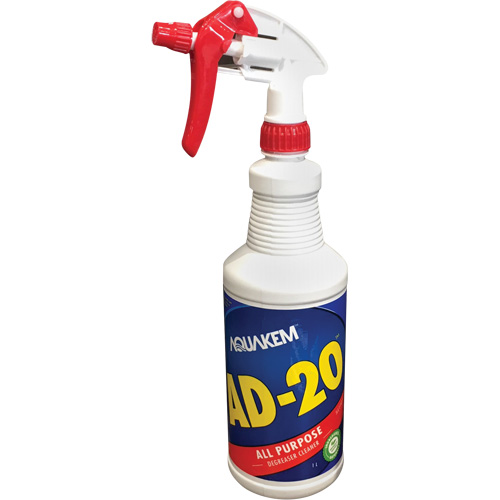 Nettoyant & d&eacute;graissant AD-20, Bouteille &agrave; g&acirc;chette NTL Industrial