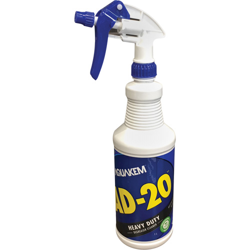 Nettoyant & d&eacute;graissant industriel AD-20, Bouteille &agrave; g&acirc;chette NTL Industrial