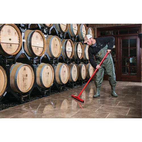 Fixed Head Food Hygiene Floor Squeegee, 20", Green NTL Industrial