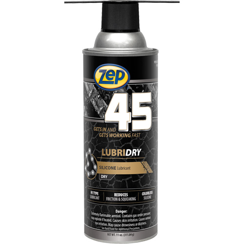 45 Lubridry Silicone-Based Dry Lubricant, Aerosol Can NTL Industrial