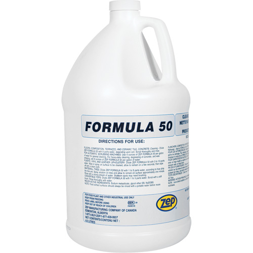 Formula 50 Heavy-Duty Alkaline Cleaner, 4 L, Jug NTL Industrial