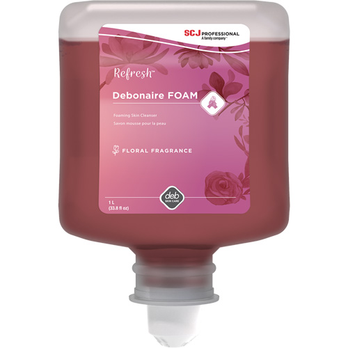 Refresh Debonaire Hand Soap, Foam, 1 L, Scented NTL Industrial