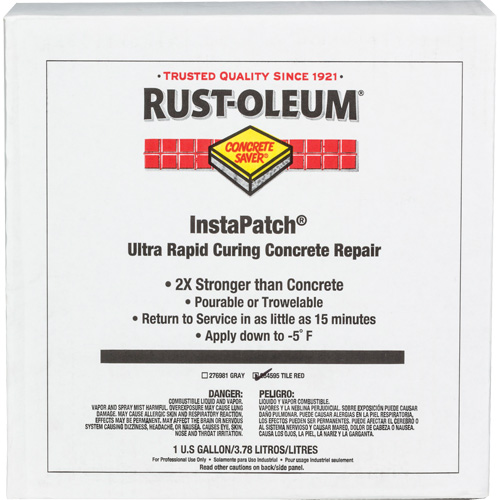 Concrete Saver&reg; InstaPatch&reg; Concrete Repair, Kit, Red NTL Industrial
