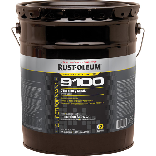 9100 System DTM Epoxy Mastic Immersion Activator, 5 gal., Pail NTL Industrial