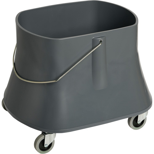 Seau pour vadrouille Champ, Capacit&eacute; de 10 gal. US (40 pintes), Gris NTL Industrial
