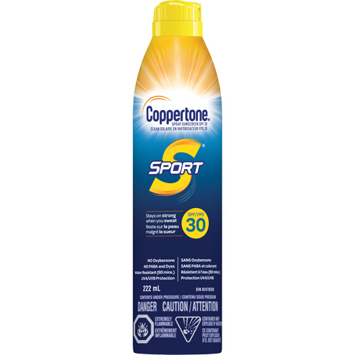Sport&reg; Water Resistant Sunscreen, SPF 30, Aerosol NTL Industrial
