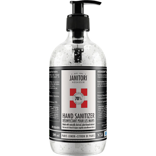 54 Assassin Hand Sanitizer, 500 ml, Pump Bottle, 70% Alcohol NTL Industrial