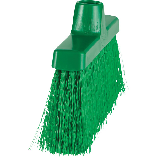 Balai oblique ColorCore, Crins Moyen, 10", Polypropyl&egrave;ne, Vert NTL Industrial