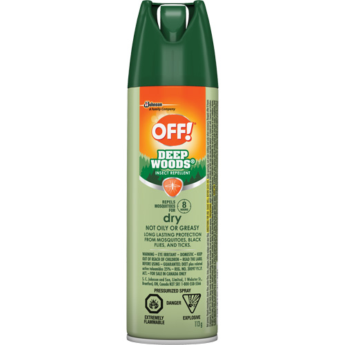 Insectifuge Off! R&eacute;gions sauvages, DEET &agrave; 25 %, A&eacute;rosol, 113 g NTL Industrial