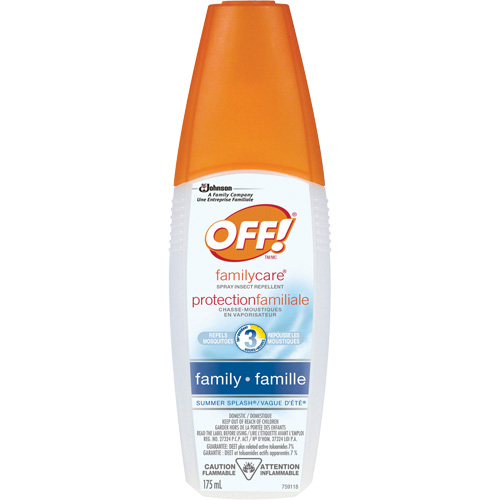 OFF! FamilyCare&reg; Summer Splash&reg; Insect Repellent, 7% DEET, Spray, 175 ml NTL Industrial