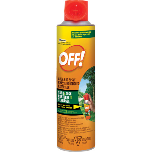 OFF! Area Bug Spray, DEET Free, Aerosol, 350 g NTL Industrial