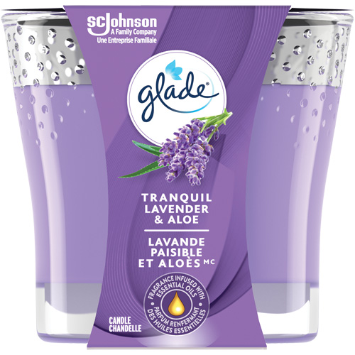 Glade&reg; 2-in-1 Candle, Lavender & aloe NTL Industrial