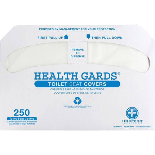 Health Gards&reg; Half-Fold Toilet Seat Covers NTL Industrial