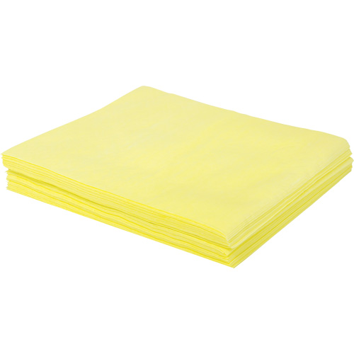 TaskBrand&reg; Medium-Duty Oil-Treated Duster, Polyester, Yellow NTL Industrial