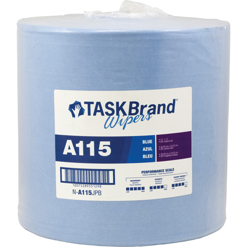 TaskBrand&reg; A115 Advanced Performance Wipers, Heavy-Duty, 13" L x 12" W NTL Industrial