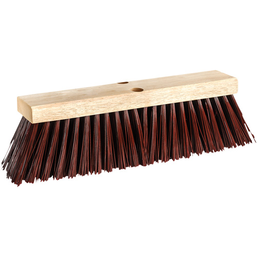 Balai-brosse de rue et d'&eacute;curie, 16", Extra-ferme, Soies Polypropyl&egrave;ne NTL Industrial