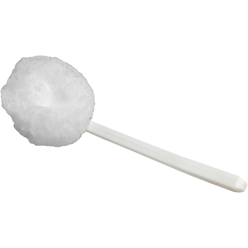 Bowl Swab Cleaning Brush, 12" L, Acrylic Bristles, White NTL Industrial